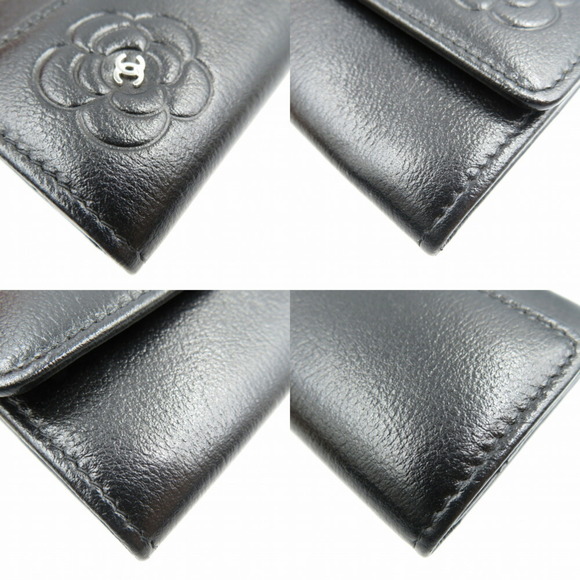 CHANEL Camellia Cocomark No. 15 Black Card Case - Picture 8 of 8
